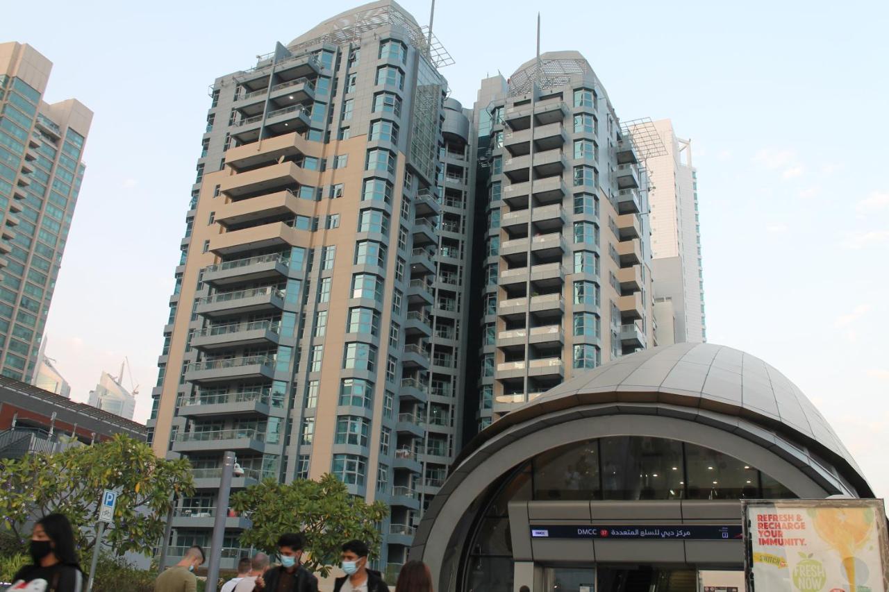 Newly Furnished One Bedroom Apartment Next To Metro & Beach In Marina Residence Dubai Dış mekan fotoğraf