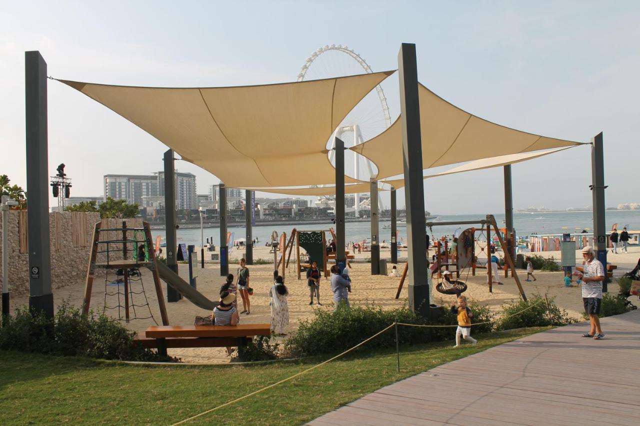 Newly Furnished One Bedroom Apartment Next To Metro & Beach In Marina Residence Dubai Dış mekan fotoğraf