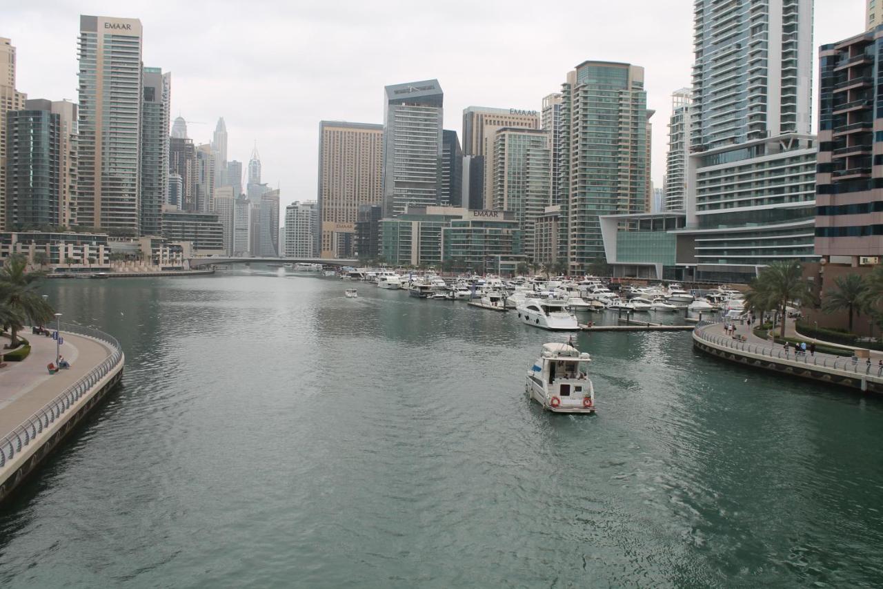 Newly Furnished One Bedroom Apartment Next To Metro & Beach In Marina Residence Dubai Dış mekan fotoğraf